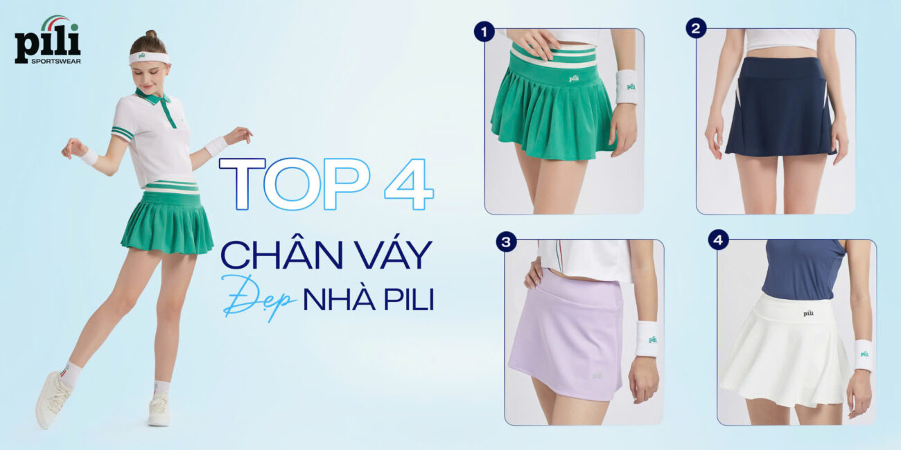 mẫu váy thể thao nữ đẹp & thời trang